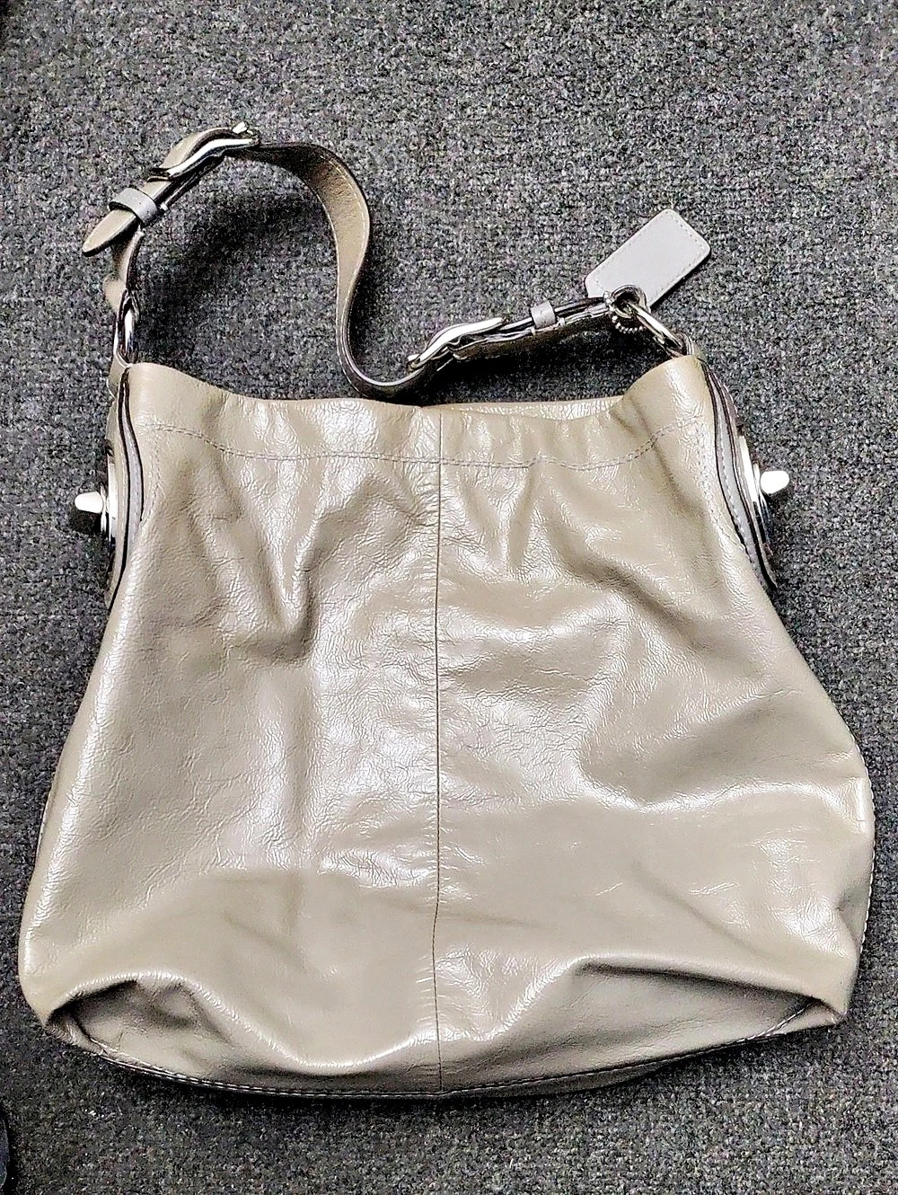 Coach Gray/Beige Hobo Bag # 19755M